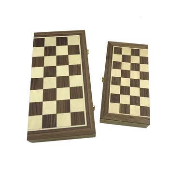 Noi Magnetic de Șah din Lemn din Lemn Checker Bord din Lemn Masiv, Piese de Pliere Tabla de Sah High-end Puzzle Joc de Șah