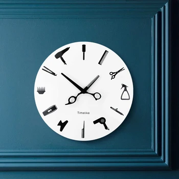 Noi Minimalist Modern Acrilice Ceasuri De Perete Living Home Decor De Moda Atmosferă De Cuarț Tăcut Frizer Acrilice Ceasuri De Perete