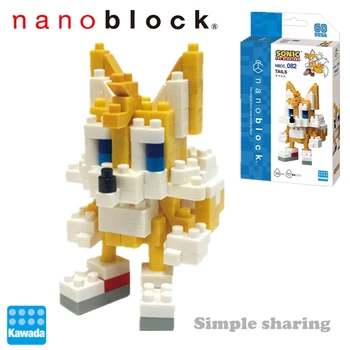 Noi Nanoblock Sonic Ariciul Cozi NBCC-82 de Blocuri Provocare Cărămizi Technic Putere Jucarii Creative Pentru Copii 150pcs
