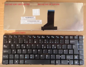 Noi, Originale, marea BRITANIE tastatura pentru Asus K42 UL30 U45 UL80 U80V U82 N82 X43 K43 04GNV62KUK00 MP-09Q56GB-528 0KN0-ED2UK02