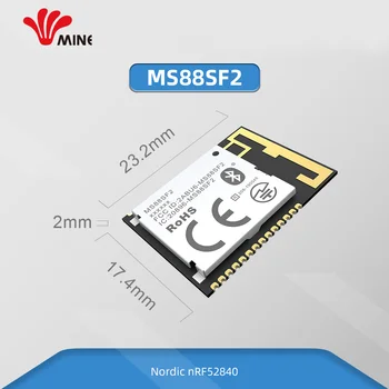 Noi Plasă Multiprotocol nRF52840 Modulul RF 2.4 ghz Distanta de Emisie-recepție Wireless MS88SF2 Transmițător Receptor Ble 5.0 Module