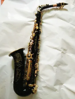 Noi Saxofon Alto de înaltă calitate instrumente muzicale aur negru Alto Sax Incepator performanța Profesională și caz