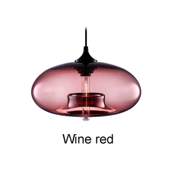 Noi Simplu, Modern, Contemporan agățat 6 Culoare minge de Sticlă Lampă de Pandantiv Lumini Corpuri de iluminat e27/e26 pentru Bucatarie Restaurant Cafe-Bar