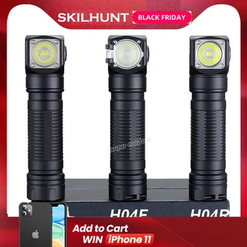 Noi Skilhunt H04 H04R H04F lanterna Led Două Personalizate UI Cree XML1200Lm lanterna de Vanatoare Pescuit Camping flashligh+Bandă de susținere