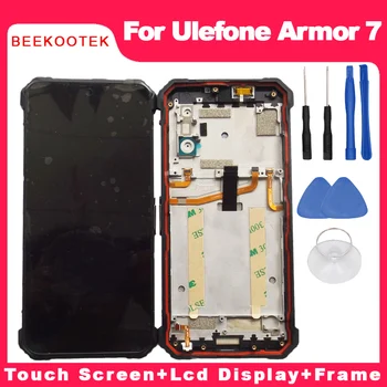 Noi Ulefone Armura 7 Display LCD Si Touch Screen+Cadru+Amprenta Înlocuirea Ansamblului Pentru Ulefone Armura 7 si Armura 7E