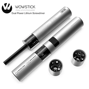 Noi WOWSTICK SD mini Șurubelniță 36 Biți 3LED Lumină fără Umbre Baterie de Litiu de încărcare USB 67mm mult arborelui de ieșire set de Șurubelniță