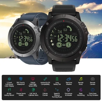 Noi Zeblaze VIBE 3 Pilot Accidentat Smartwatch 33-Lună Timp de Așteptare 24 de ore Toate-Vreme de Monitorizare Smart Watch Pentru IOS Și Android