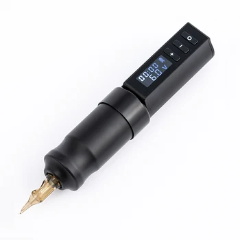 Noi Înlocuibile Wireless Tatuaj Baterie Pix Rotativ Mitralieră Bun Motor Afișaj Digital Tatuaj Kit Machiaj Permanent Pen
