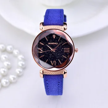 Noile Ceasuri De Lux Pentru Femei - Curea Din Piele A Crescut De Aur Doamnelor Ceas - Sălbatic Moda Rochie De Cuarț Fată Ceas De Mână. Opt Culori
