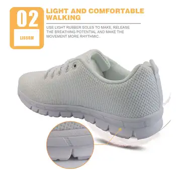 Noisydesigns Doamnelor Asistente Pantofi Femei Fete Asistenta Personalizate Boa Pene De Strut Imprimare Zapatos Mujer 2019 Tenis Feminin