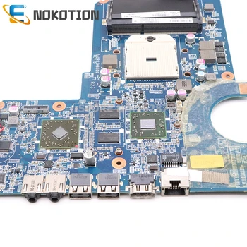 NOKOTION 649950-001 DA0R23MB6D1 laptop placa de baza pentru hp pavilion g4 g6 g7 HD 6470 DDR3 G7-1000 R23 Socket FS1 MB placa de baza
