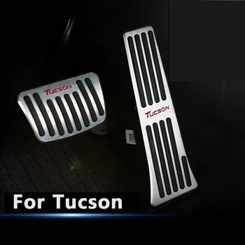 Non-Foraj Mașină de Accelerație Gaz Combustibil, Frână de Ambreiaj Pedala de Caz Acoperire Pentru Hyundai Tucson-2017 2018 2019 LA Accesorii