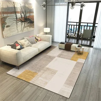 Nordic covor camera de zi canapea, masă de cafea perna modern, simplu, pat dormitor plin de personalitate dreptunghiulară mat
