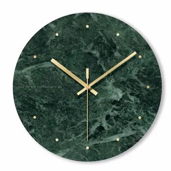 Nordic Moderne Marmură, Ceas Ceas de Perete Pentru Camera de zi Bucatarie Birou Dormitor Ceas de Perete Rotund de Perete Ceas reloj de pared moderno