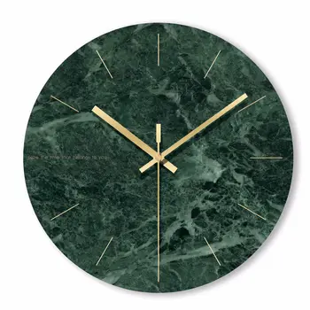 Nordic Moderne Marmură, Ceas Ceas de Perete Pentru Camera de zi Bucatarie Birou Dormitor Ceas de Perete Rotund de Perete Ceas reloj de pared moderno