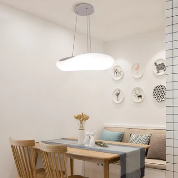 Nordic nor alb pandantiv cu LED-uri de lumină moderne, sufragerie, dormitor, camera de zi restaurant vestiar cafenea deco culoar de iluminat