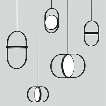 Nordic Pandantiv Cu Led-Uri De Lumină Lampă Avize Colorate Hanglamp Restaurant Bucatarie Lumină Suspendarea Corpurilor De Iluminat Acasă De Iluminat Industrial Ing
