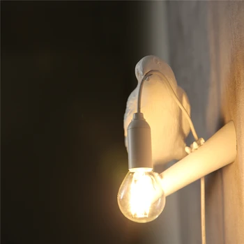 Nordic Pasăre Lampă cu LED-uri Lămpi de Perete pentru Casa Living Dormitor Culoar Restaurant Designer de Decor Acasă Pasăre de Lumină Perete Corpuri de iluminat