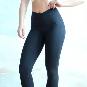 NORMOV Jambiere de Moda pentru Femei de Fitness Formă de V Legging Push-Up Jambiere Sexy Antrenament de Înaltă Talie Înaltă Calitate, Pantaloni Femei