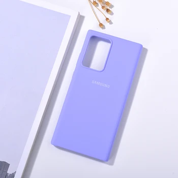 Nota 20 + Ultra Caz Original Samsung Galaxy Matasoasa Capac De Silicon Soft-Touch Înapoi Coajă De Protecție Pentru Note20 Note20+ S20 Plus