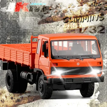 Nou 1:32 aliaj de camion de marfă model de masina,de mare simulare de sunet și lumină mașină de jucării,de colectie ornamente,transport gratuit