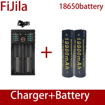 Nou 18650 Litiu Baterii Lanterna 18650 baterie Reîncărcabilă Baterie 3.7 V 19900 Mah pentru Lanterna + incarcator