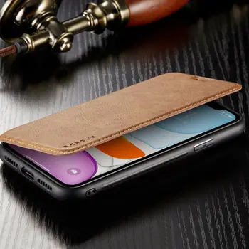 NOU Caz Pentru iPhone 12 12 Pro Max 12 Mini Retro Card Magnetic Stand Portofel Pentru iPhone 11 XR XS Pro Max 6 7 8 Plus Portofel Caz