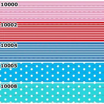 Nou de 50 de metri puncte colorate printesa panglica de imprimat panglici grosgrain transport gratuit 10000-10009