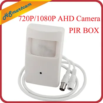 Nou HD AHD 1080P 2MP 3.7 mm mini Lentila Mini-box 720P AHD de Securitate Senzor de Mișcare PIR, CUTIE de Securitate CCTV BNC Pentru DVR AHD Kituri
