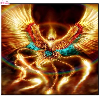 Nou incendiu phoenix animal 5D DIY Diamant Pictura Cristal 3d Diamond Pictura Cruce Cusatura de lucru Manual Stras Meserii Decor Acasă