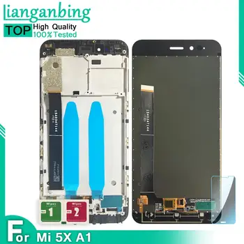 Nou LCD Pentru Xiaomi Mi A1 Display LCD Touch Screen Digitizer Înlocuirea Ansamblului Pentru MiA1 Mi5X Mi 5X, Ecran LCD Cu Rama