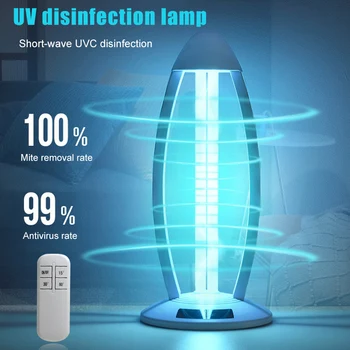 Nou Lumina UV Ultraviolete Lampa de Cuarț de Control de la Distanță pentru Masina Acasa Camera de zi Dormitor S66