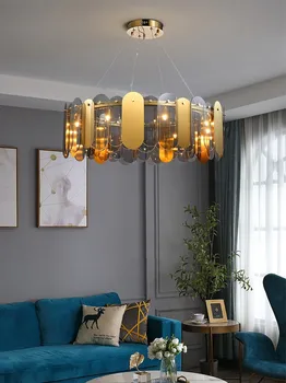 Nou, Modern, Lux Candelabru LED Simplu Living Sufragerie Dormitor corpuri de Iluminat Restaurant Magazin de Haine Noi Lampă de Agățat