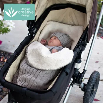 Nou nascuti scaun auto sac de dormit din bumbac pur copil cărucior sac de dormit adauga grosime picior moale capacul cărucior pentru copii accesorii