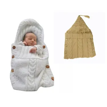 Nou-născut recuzită fotografie crosetat haine pentru copii Saci de Dormit fată băiat accesorii costum copil handmade tinuta