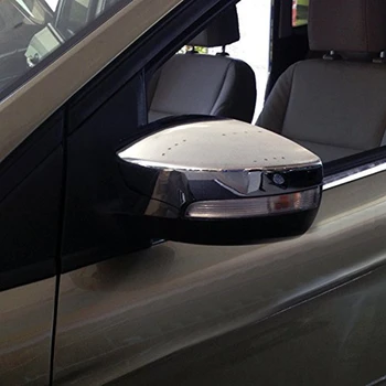 NOU-Oglindă Laterală Acoperă Oglinda retrovizoare Exterioare Acoperire pentru Ford Escape Kuga 2013-2019 Chrome 2 buc
