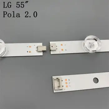 Nou Original 14 BUC/set de fundal cu LED strip pentru LG 55LN5400 55LN6200 55LA6210 55LA6208 LZ5501LGEPWA DL84 R L Pola2.0 55 inch