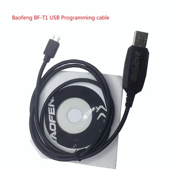 NOU Original BAOFENG accesorii computer USB Cablu de Programare Pentru BF-T1 bf t1 mini radio walkie talkie cu CD-ul de firmware piese