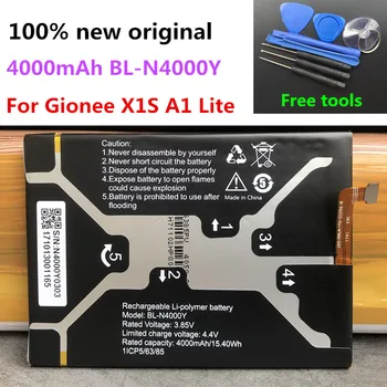Nou, Original, de Înaltă Calitate Baterie BL-N4000Y 4000mAh Pentru Gionee Gionee X1S A1 Lite Baterii de Telefon Mobil
