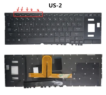 Nou Original Laptop/notebook Tastatura pentru Asus ROG zephyrus GX501 GX501V GX501VI GX501VS GTX1060 marea BRITANIE SUA UE Iluminare din spate