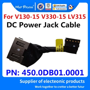 Nou original laptop-uri de DC IN Cable DC-IN cable DC Power Jack Cablu pătrat port Pentru Lenovo V130-15 V330-15 LV315 PN: 450.0DB01.0001