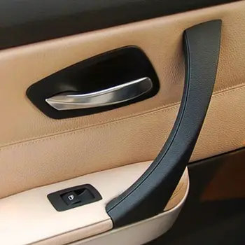 NOU-pentru BMW E90 Seria 3 Sedan, Masina a Plecat Interior Panou de Ușă Mâner Exterior Garnitura Capac Negru