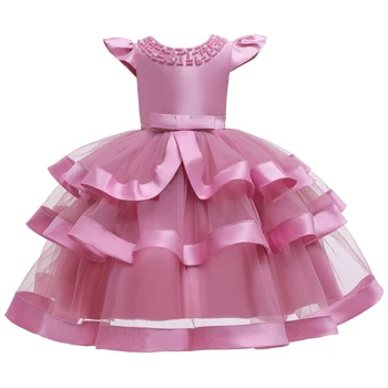 Nou Pentru Copii Fete De Flori Tutu Crăciun Dress Toddler Copii Elegante De Mireasa Printesa Rochii De Petrecere Pentru Copii Haine De Naștere.