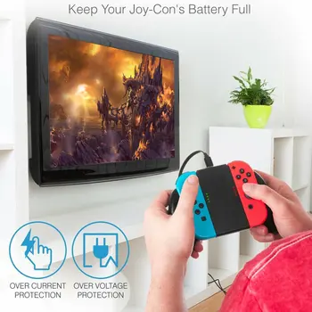 Nou Pentru Joc Consola Încărcător de Încărcare Mâner Gamepad Suport stativ Pentru Nintendo Comutator NS NX 2017 Bucurie Con