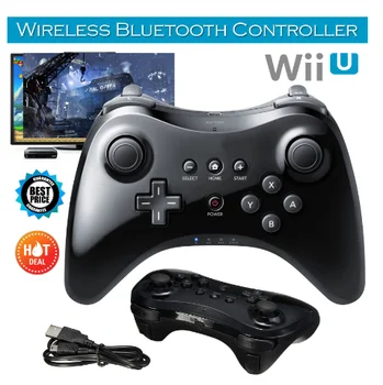 NOU Pentru Nintend Pentru U Pro Bluetooth Wireless Controller USB Clasic Dual Analog Controller Pentru WiiU Pro Gamepad