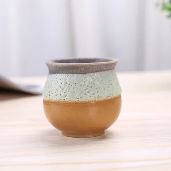 Nou Stil Ceramic Bubble Glazura Degetul mare Ghiveciul Mini Plante Suculente în Ghiveci de Flori Pocelain Bonsai Oală cu o Gaură Grădină Acasă