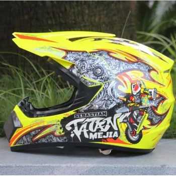 Noua Casca Motocross Racing ATV-uri MTB BMX Casti Moto Casco Capacetes de echitatie curse căști de protecție completă față