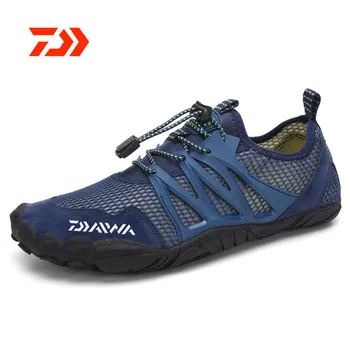 Noua Daiwa Pescuit, Drumeții Pantofi anti-alunecare Bocanci Sport în aer liber, cu uscare Rapida, Respirabil, rezistent la Uzura Pescuit Pantofi pentru Bărbați