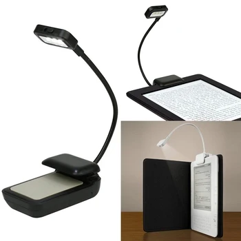 Noua lampă Portabilă de 0,5 W Flexibil Mini Clip Pe Lumină de Lectură Lampă de Lectură pentru Amazon Kindle/Cititori eBook/ Pda-uri