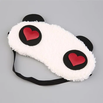 Noua Mască De Dormit Doarme Legat La Ochi Moale De Pluș Măști De Ochi Alb Drăguț Panda Ochi Acoperiți De Pluș Masca Petic De Somn Sănătatea Ochilor Acoperi